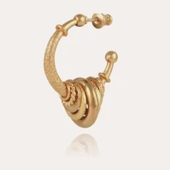 Maranzana hoop earrings small size gold