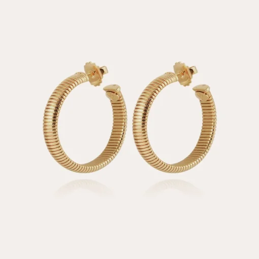 Milo hoop earrings gold