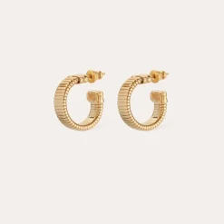 Milo hoop earrings mini gold