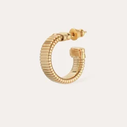 Milo hoop earrings mini gold