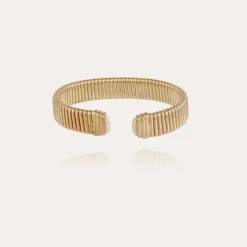 Milos cabochons bracelet large size gold