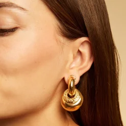 Minori earrings gold