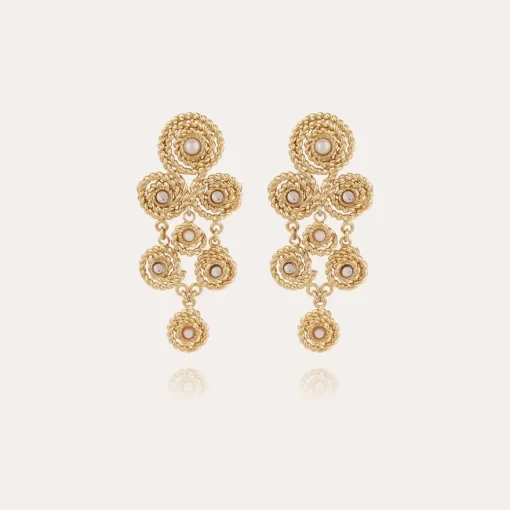 Mistral earrings small size gold