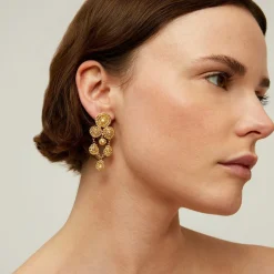 Mistral earrings small size gold