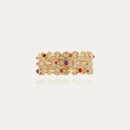 Mistral triple bracelet gold