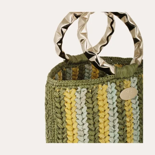 Moki bucket bag raffia