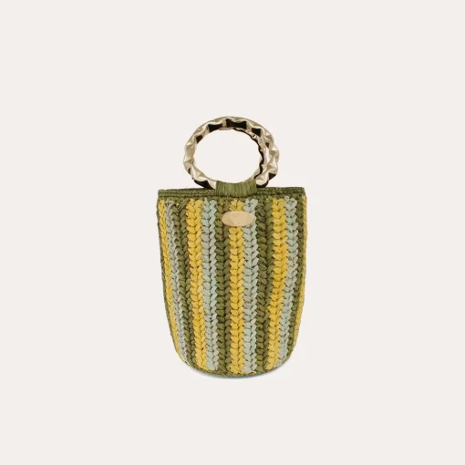 Moki bucket bag raffia