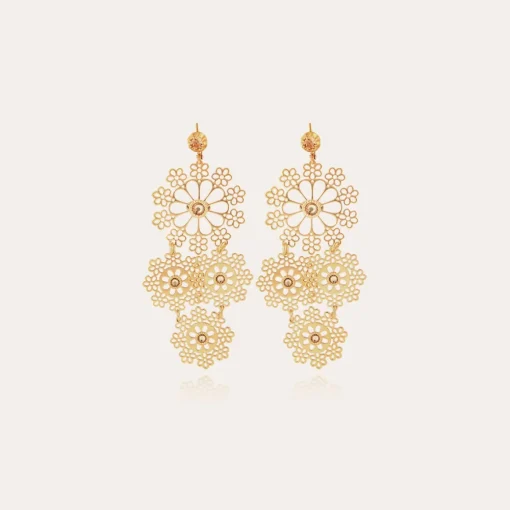Neige earrings mini gold