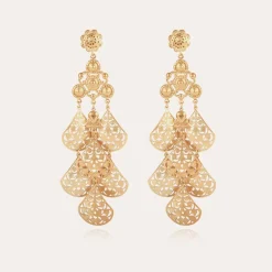 Orferia earrings large size gold
