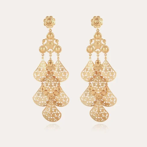 Orferia earrings large size gold