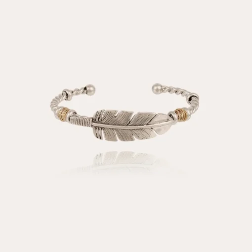 Penna bangle bracelet large size bicolor