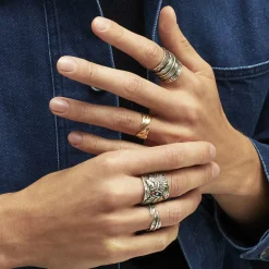 Penna ring large size silver
