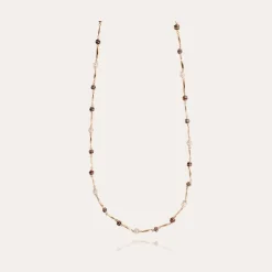 Perla Serti long necklace gold