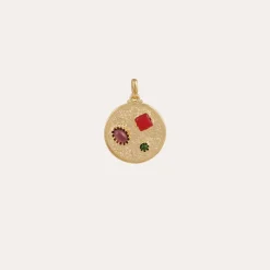 Piece cabochons charms Constantine gold