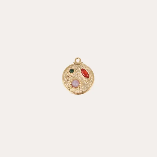 Piece cabochons charms Constantine small size gold