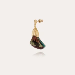 Plumette earrings gold