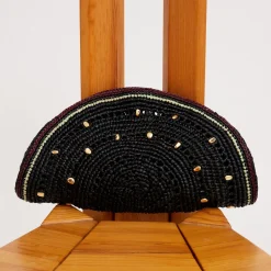 Pochette Sol raphia
