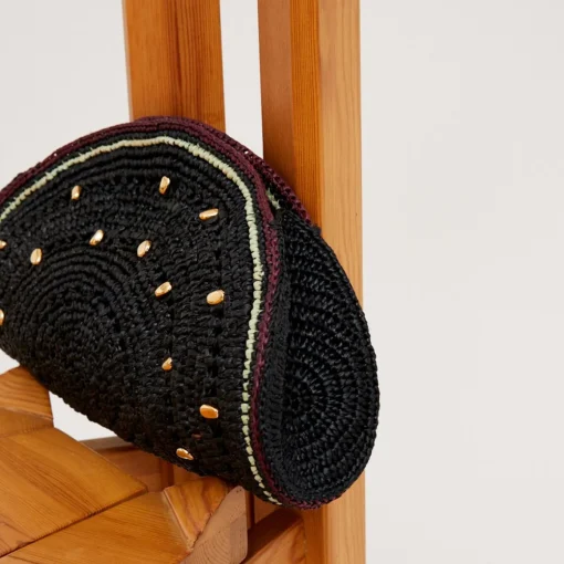 Pochette Sol raphia