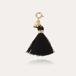 Pompon pendant charms gold