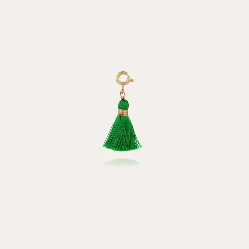 Pompon pendant charms gold