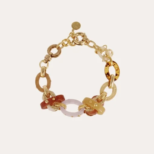 Prato bracelet acetate gold