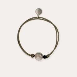Pétanque bracelet silver