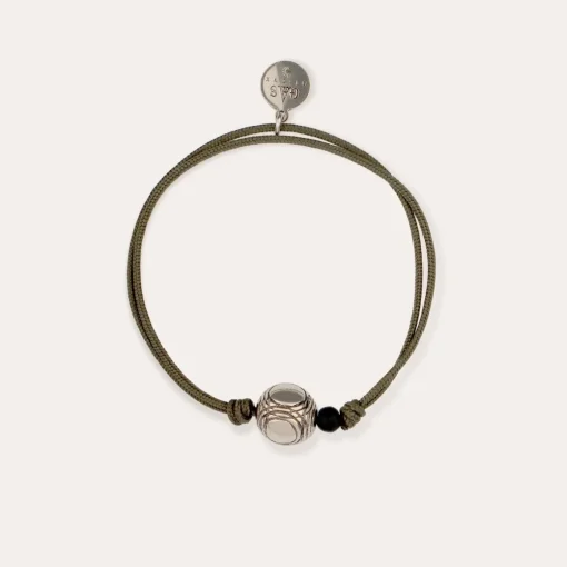 Pétanque bracelet silver