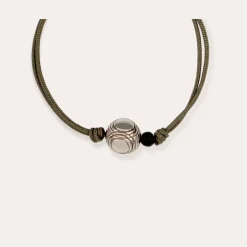 Pétanque bracelet silver