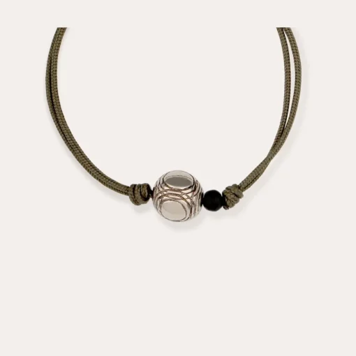 Pétanque bracelet silver