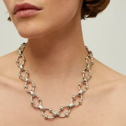 Rivage necklace silver