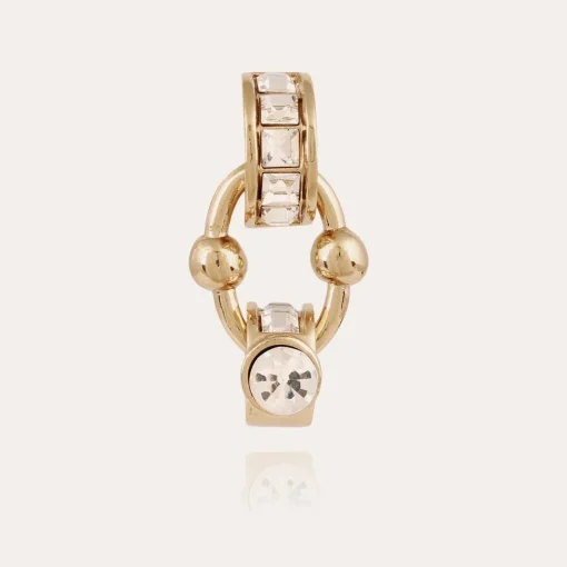 Rivage strass earrings gold
