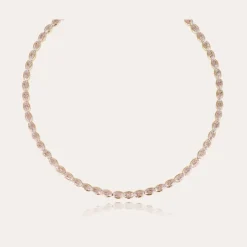 Riviera Simple necklace large size gold - Zirconia