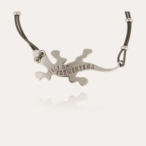 Salamandre bracelet large size silver