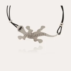 Salamandre bracelet large size silver
