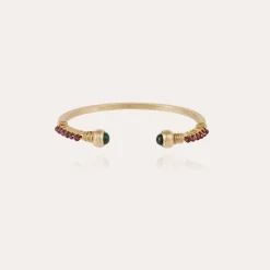 Sari Bis bracelet gold - Malachite