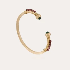 Sari Bis bracelet gold - Malachite