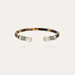 Sari Bis bracelet large size silver - Tortoise