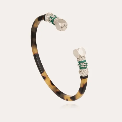 Sari Bis bracelet large size silver - Tortoise
