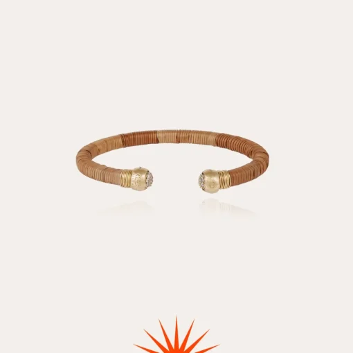 Sari strass bracelet gold - Wicker - 55 years collection