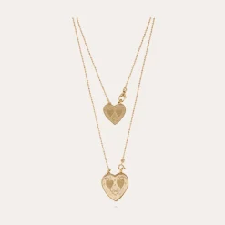Scapulaire Gilot necklace small size gold