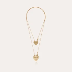 Scapulaire Gilot necklace small size gold