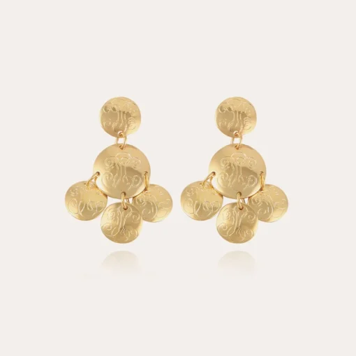Sequin Diva earrings gold