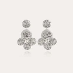 Sequin Diva earrings silver
