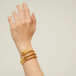Serpent bracelet gold