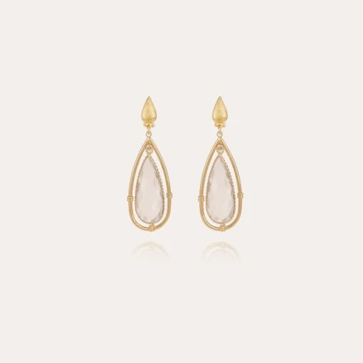 Serti Cage small size gold - Crystal