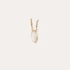 Serti pendant gold - Crystal