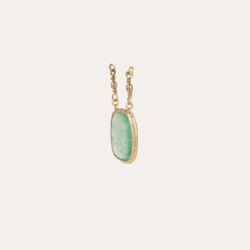 Serti pendant gold - Fluorine