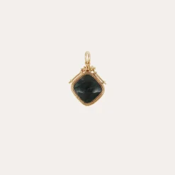 Siena Constantine charms gold - Green Jasper