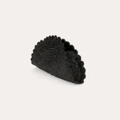 Sun clutch raffia