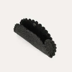 Sun clutch raffia